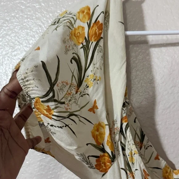 Reformation pearl aurora Cream Floral Maxi Dress - Picture 5 of 11